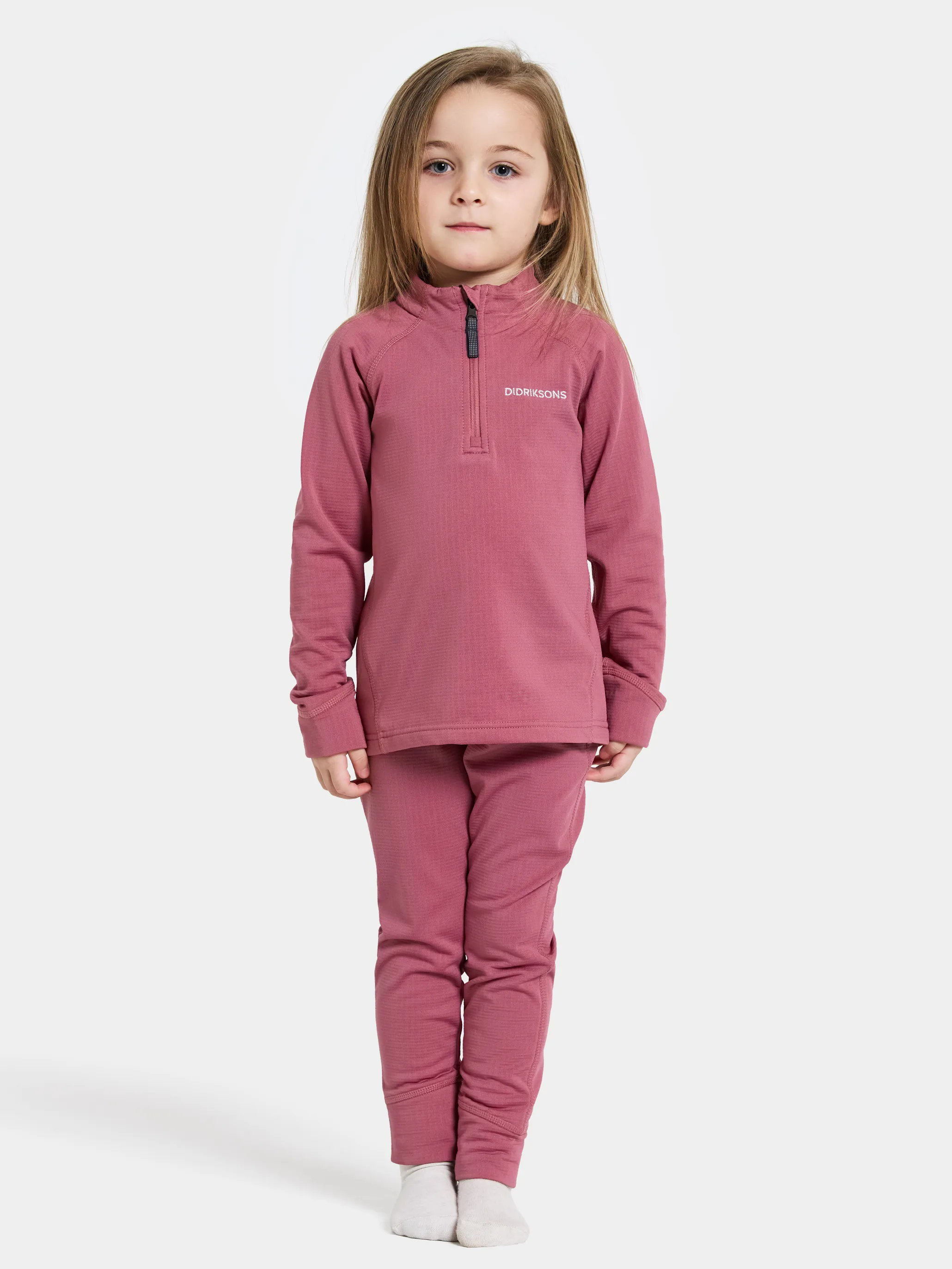 Didriksons Jadis Kids Set 5 Heather Pink