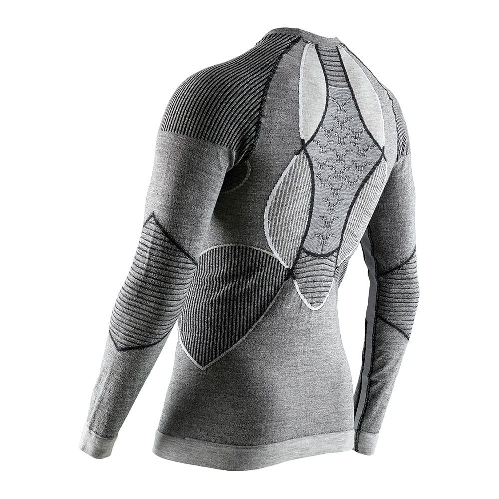 X-Bionic APANI 4.0 MERINO - Sous-couche Homme black/grey/white
