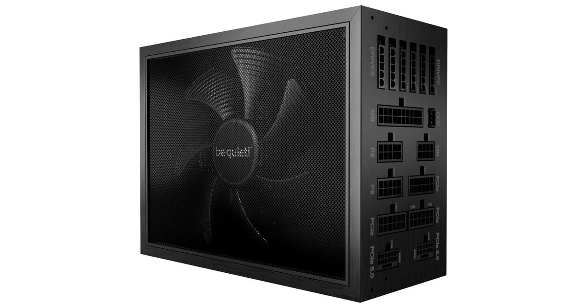 be quiet!Dark Power Pro 13 modulaire 1600 watt voeding   (Zwart, 2x 12V-2x6, 6x PCIe)