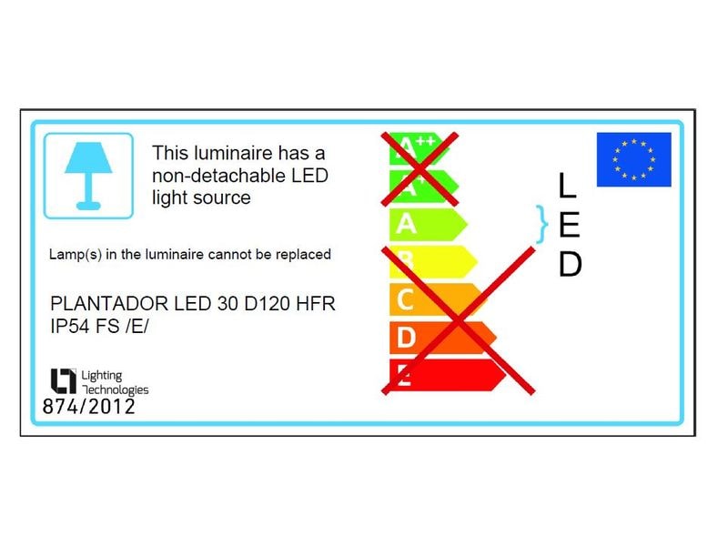 Lighting Technologies Aufbauleuchte Plantador 36W, 2800 lm, LED Pflanzenleuchte