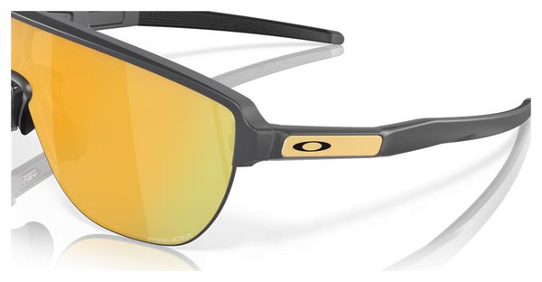 Lunettes Oakley Corridor Gris Mat / 24k Iridium / Réf : OO9248-0342