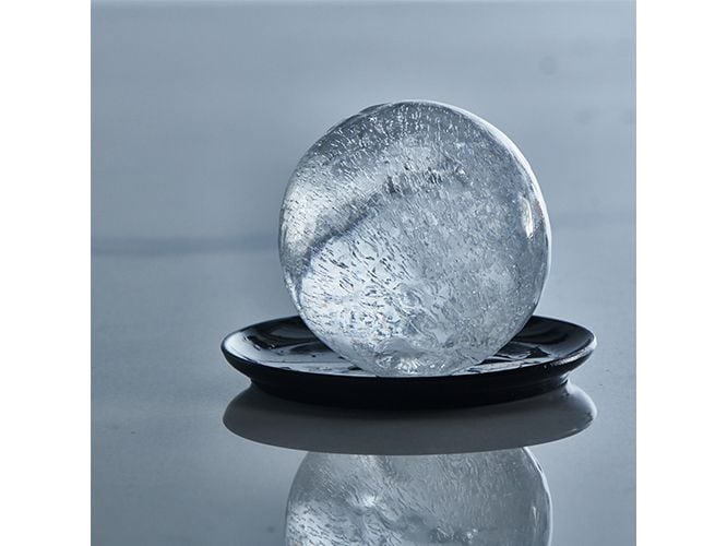 Lurch Eiswürfelform Kugeln Schwarz / Transparent, Ø 6 cm Ice Former Set