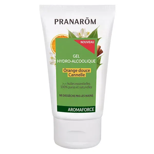 Gel Hidroalcoólico Pranarom Aromaforce Laranja Doce e Canela 50ml