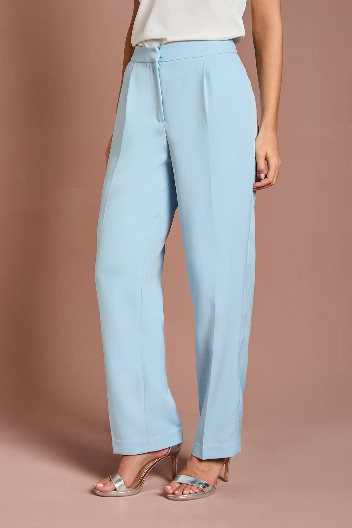 Coast Pantalon De Costume Droit À Plis Devant