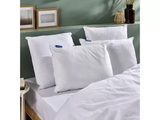 Oreiller ferme doux et gonflant 65x65cm