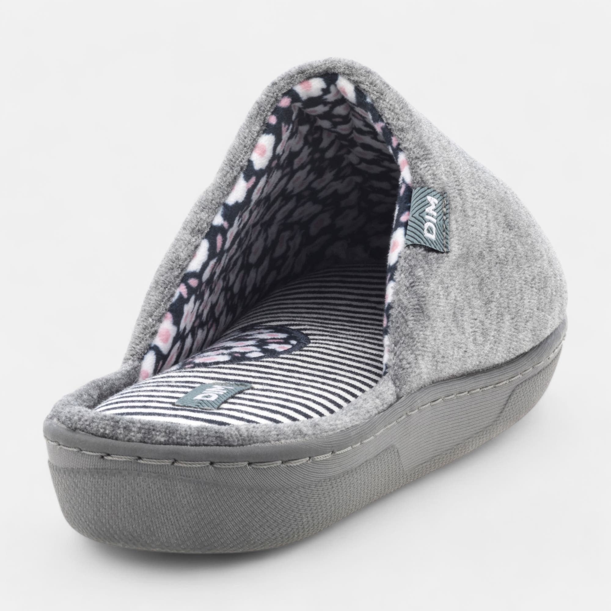 Pantoufles mules Femme gris