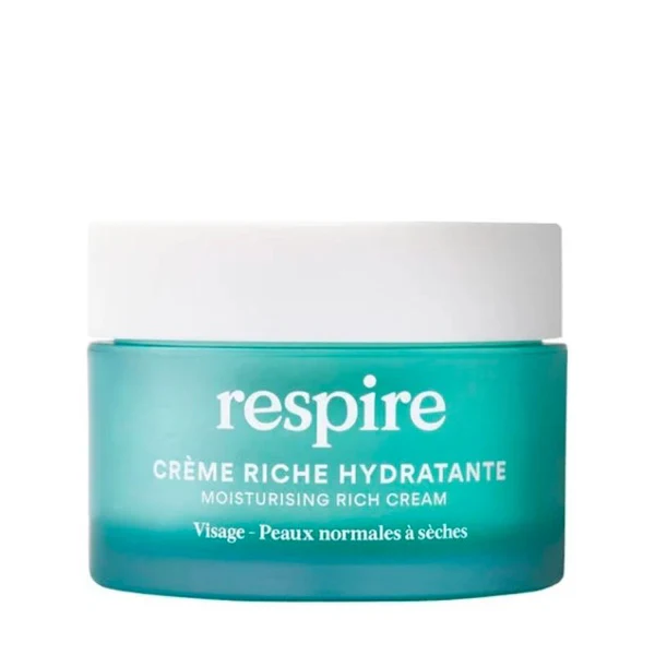 Respire Crème Visage Riche Hydratante - Crème Hydratante 50 ml Crème 50 ml / Recharge 50 ml