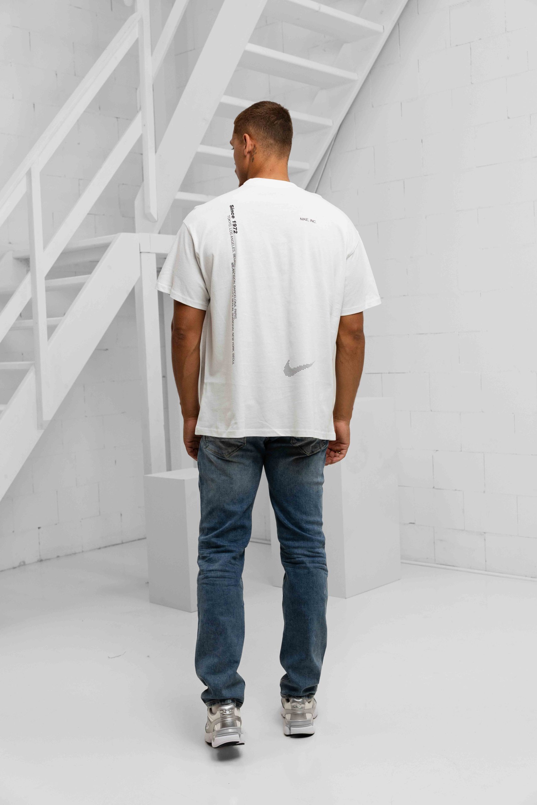 Nike Sportswear Max90 T-Shirt Heren Gebroken Wit
