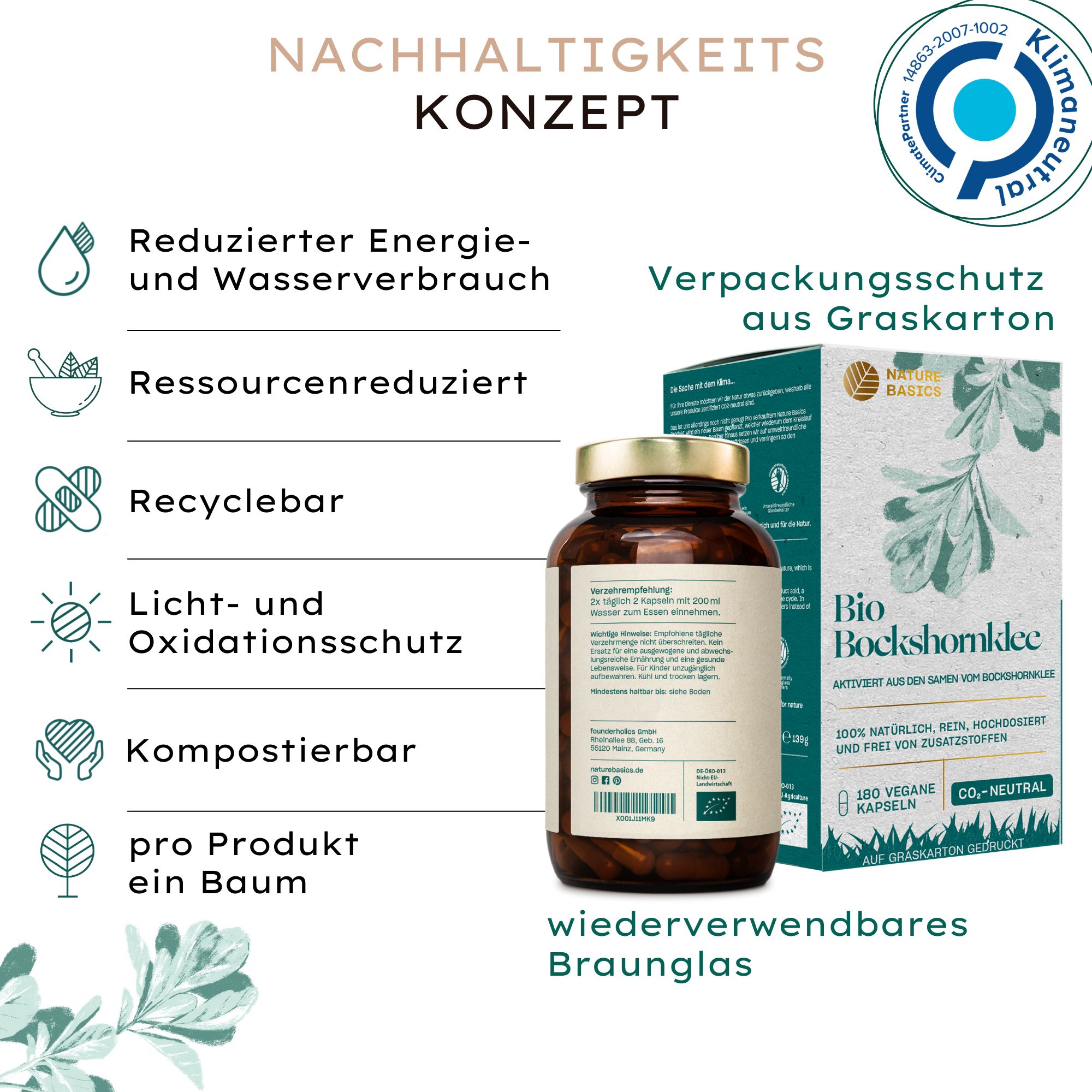 Nature Basics Bio Bockshornklee