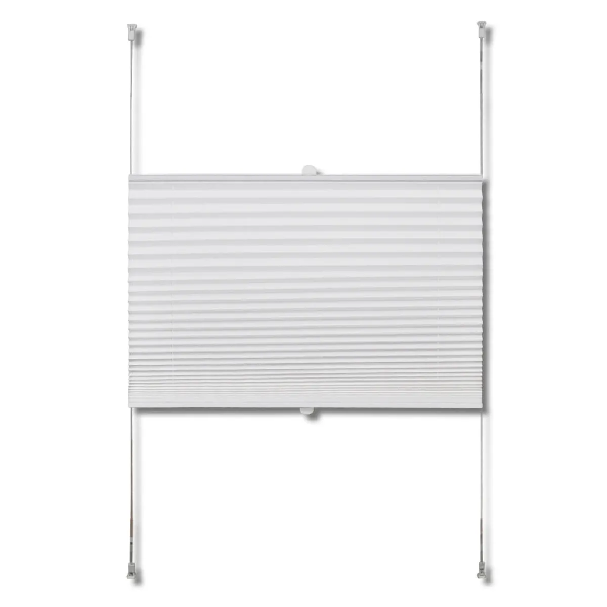 Helloshop26 Store plissé - 80 x 150 cm - Blanc