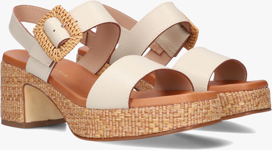 witte stefano lauran sandalen met hak 24199