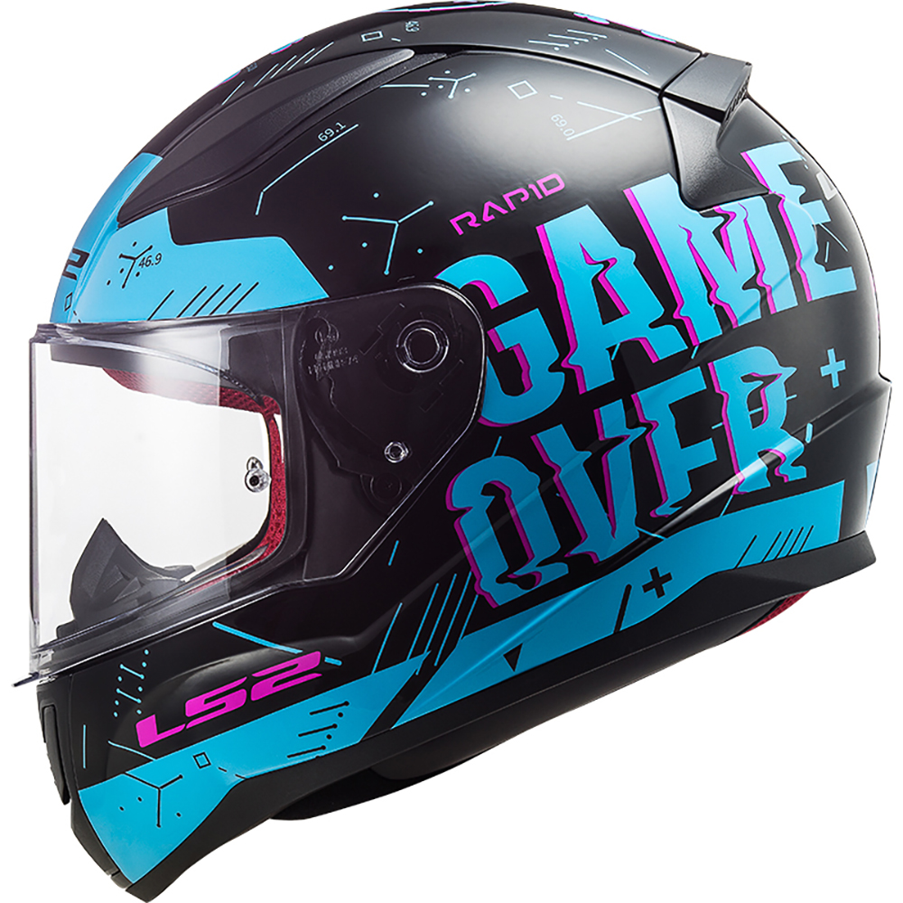 LS2 - Casque FF353 Rapid Player Noir / Turquoise