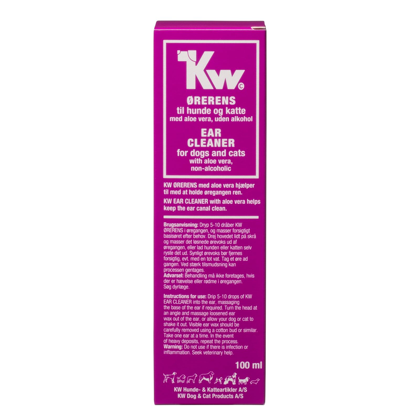 KW Ohrenreiniger mit Aloe Vera für Hunde & Katzen