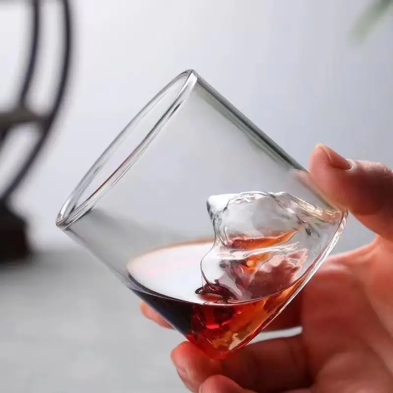 (300ml) Getränke Glas im Berg Design Whisky Glas Cocktail Cup - Transparent