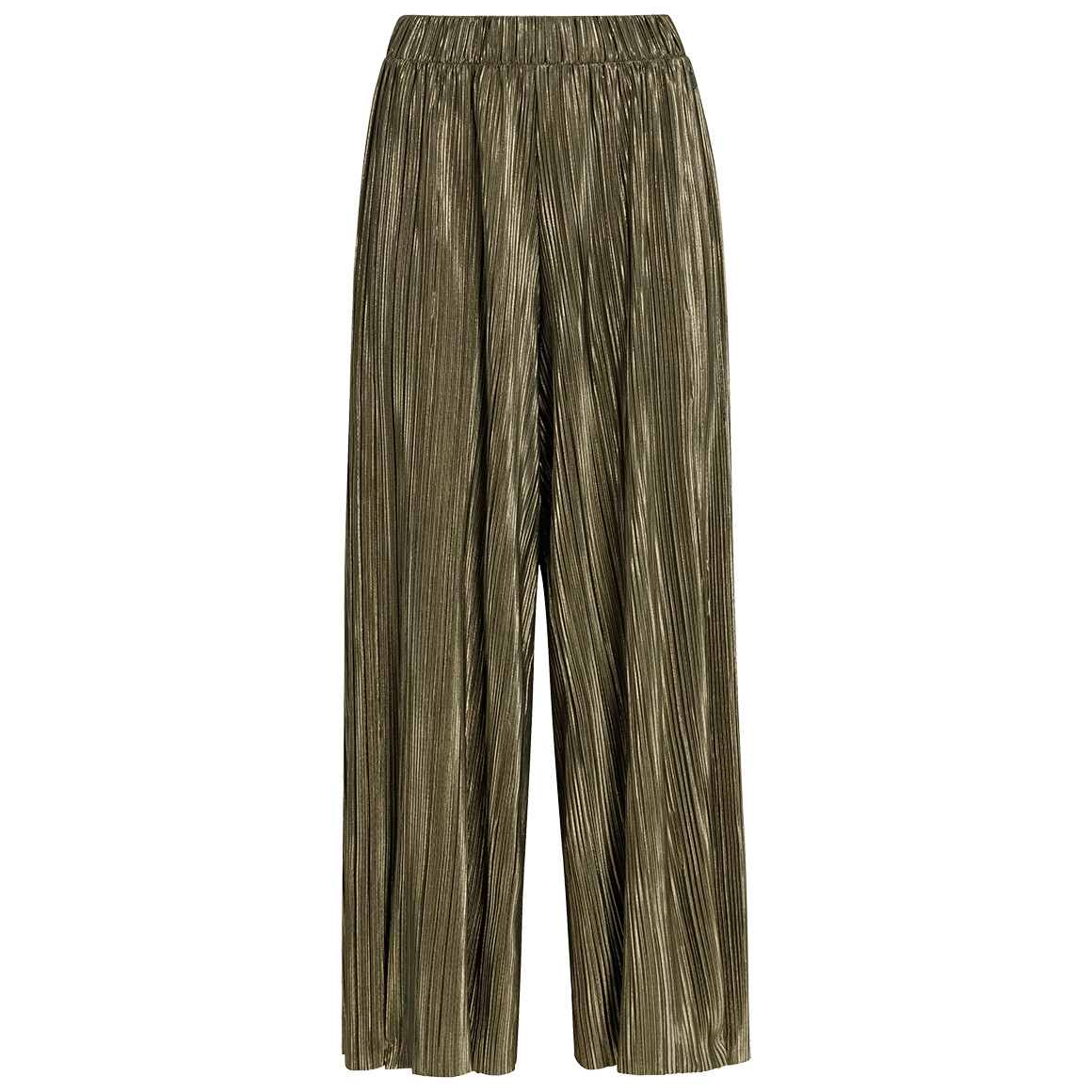 Gina Collection Damen Culotte in Plissee-Optik dunkelgrün