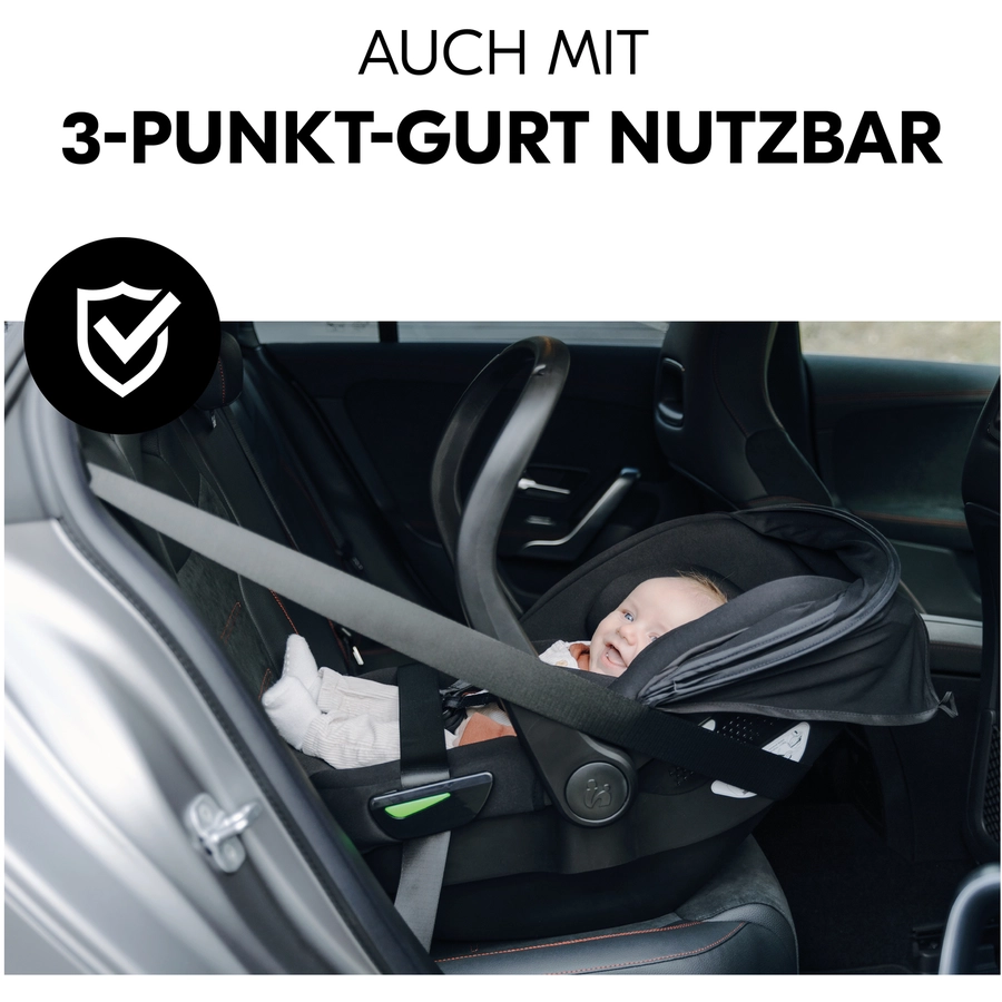 hauck Babyschale i-Size Drive N Care Set Black