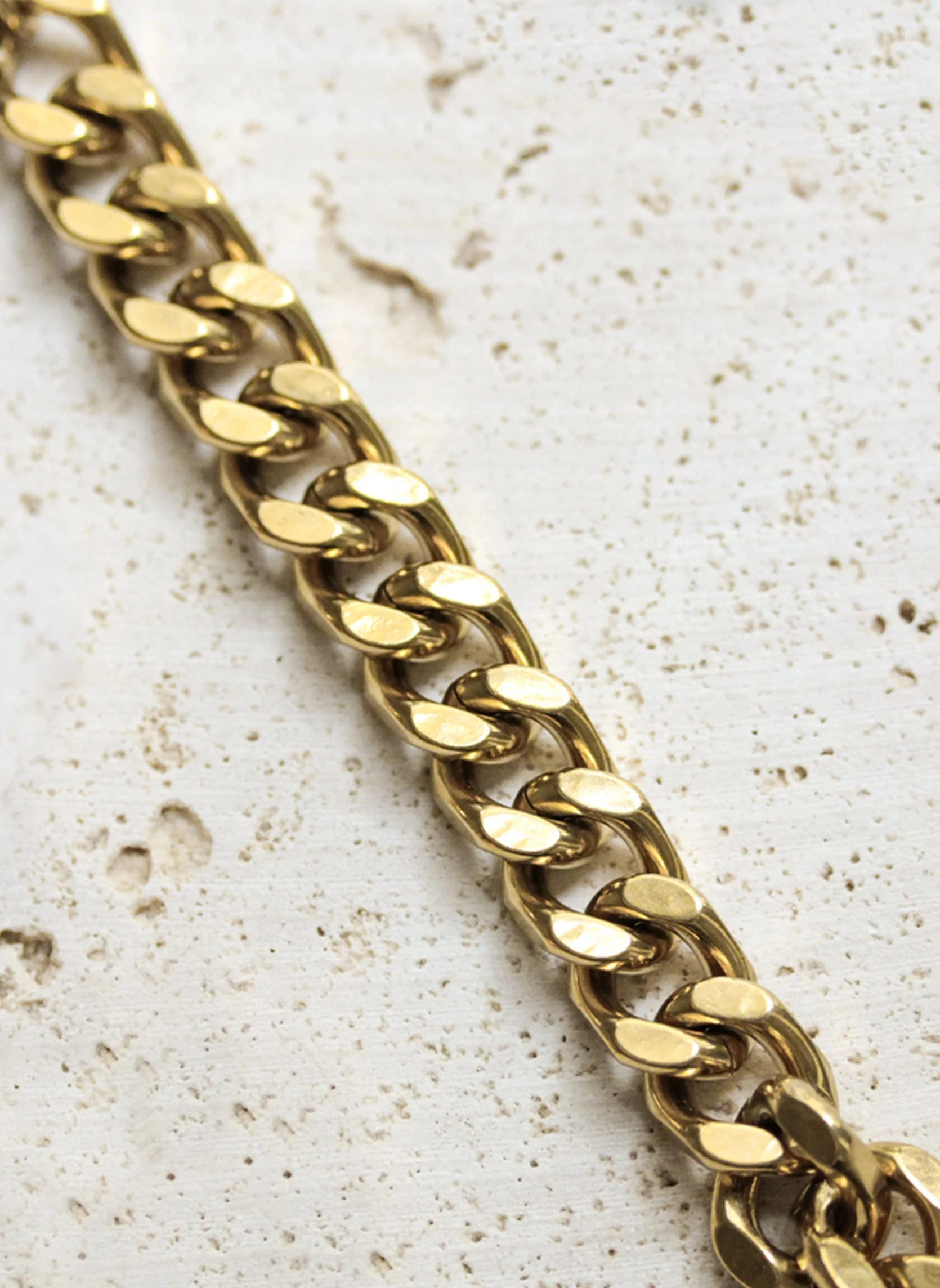 CRUSH - Collier chaîne crush | Doré