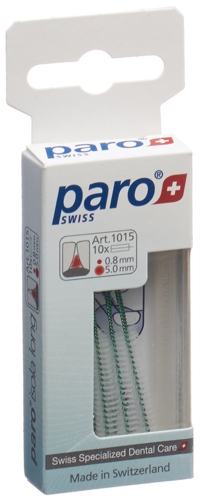 PARO Isola Long 5mm fein grün zylindrisch 10 Stk