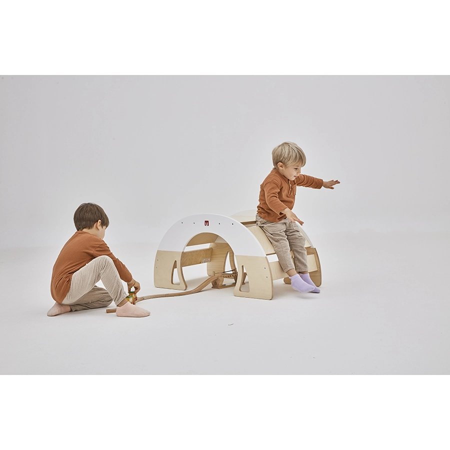 Bianconiglio Kids® Wipptisch DONDO multifunktional weißnatur