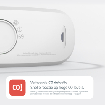 FireAngel Koolmonoxidemelder Inclusief 10 jaar Vervangbare Batterij