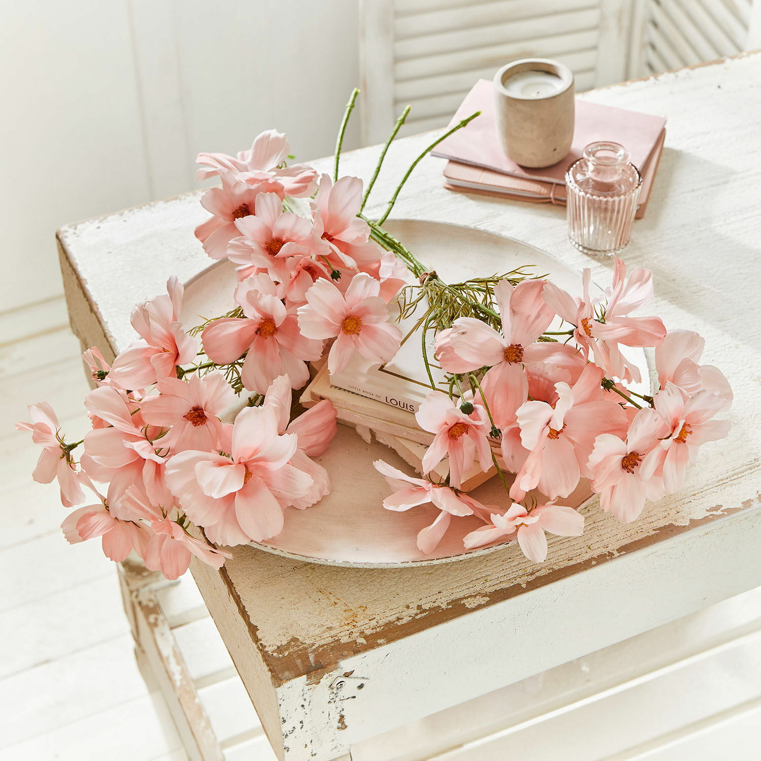 Deko-Blumenstrauß Tilla rosa
