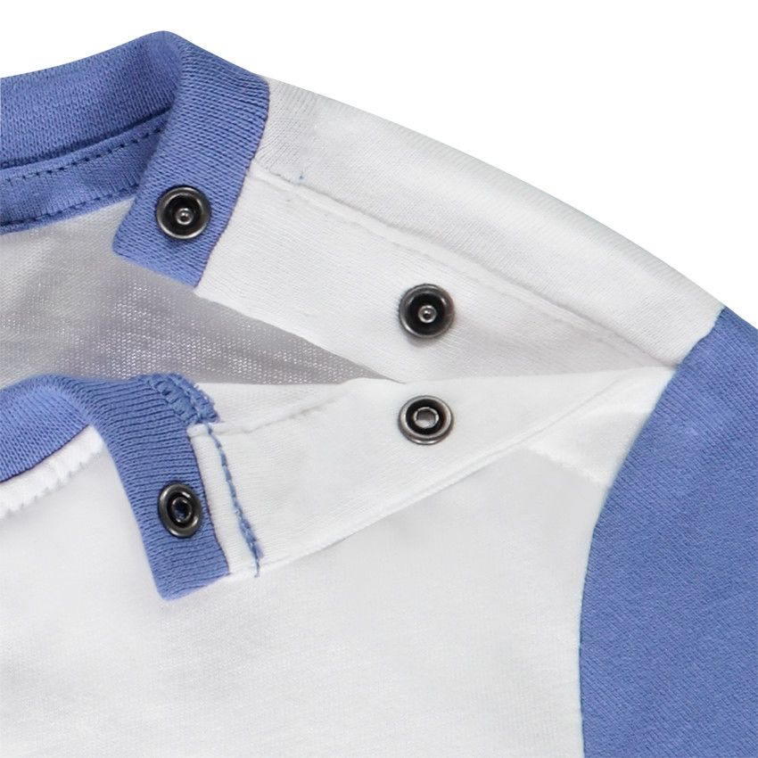 T-shirt manches courtes patchs arty pour bébé garçon - Blanc