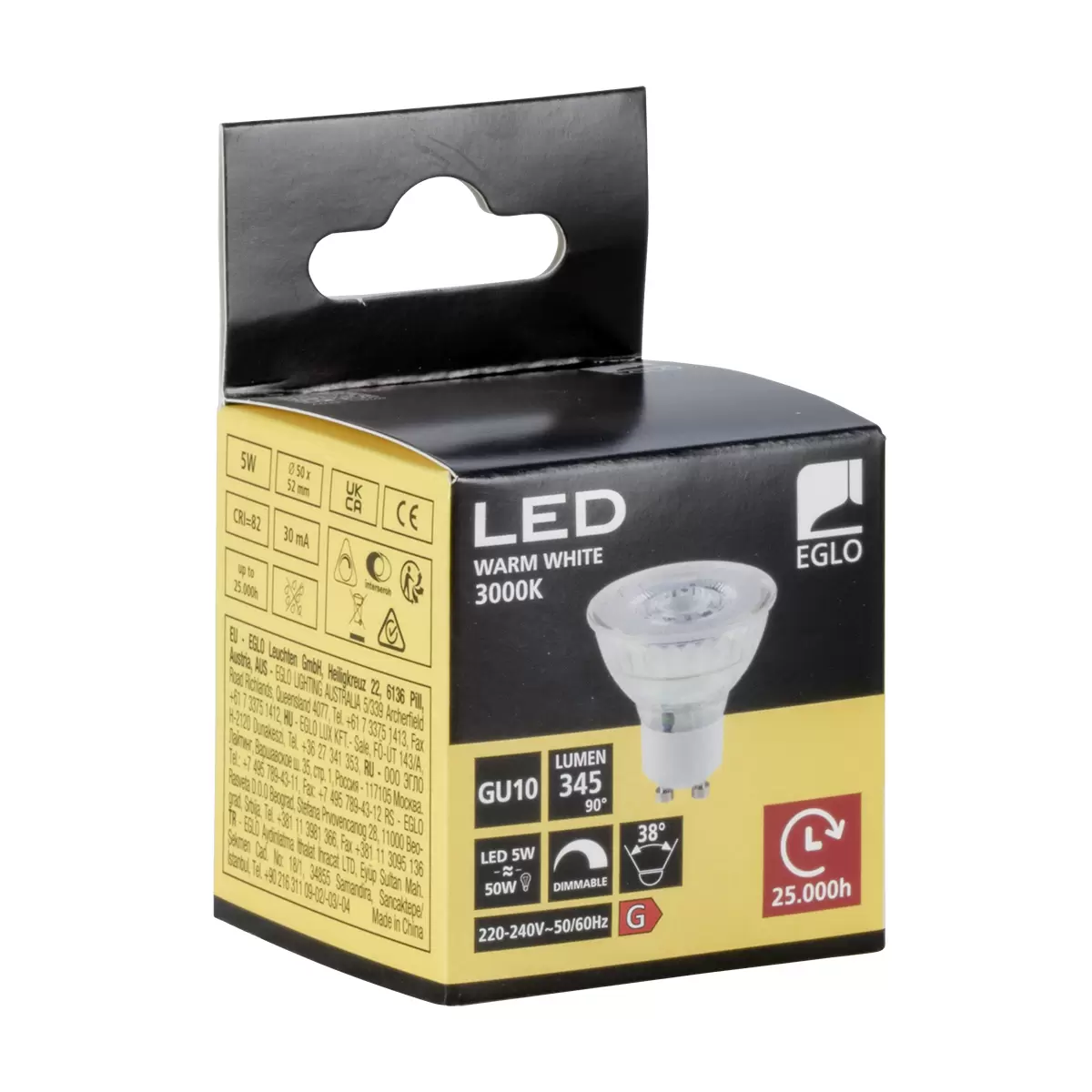 LED-Leuchtmittel Image GU10 Transparent