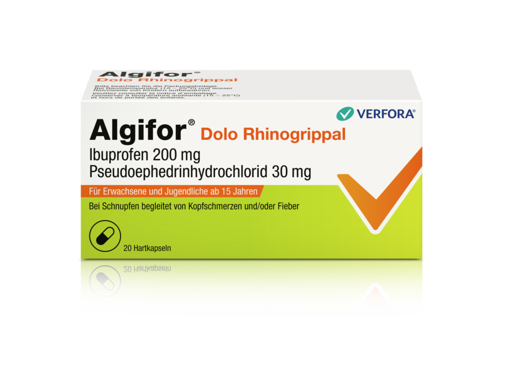 ALGIFOR Dolo Rhinogrippal Kaps Blist 20 Stk