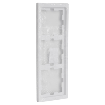 Schneider Merten D-Life afdekraam 3-voudig wit