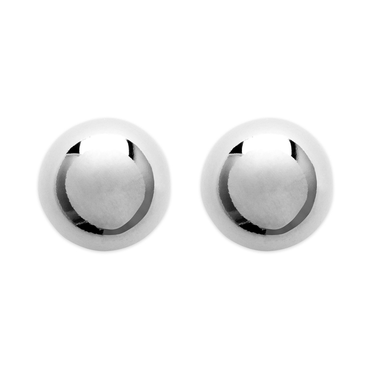 Boucles d'oreilles Brillaxis boule argent 8mm