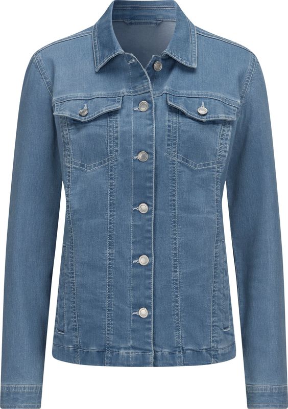 Jacks - Blue-bleached - Katoen/Polyester/Elastaan - Lange Mouwen