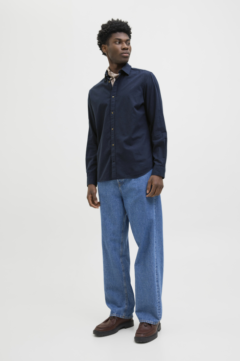 Jack & Jones blauwe heren overhemd