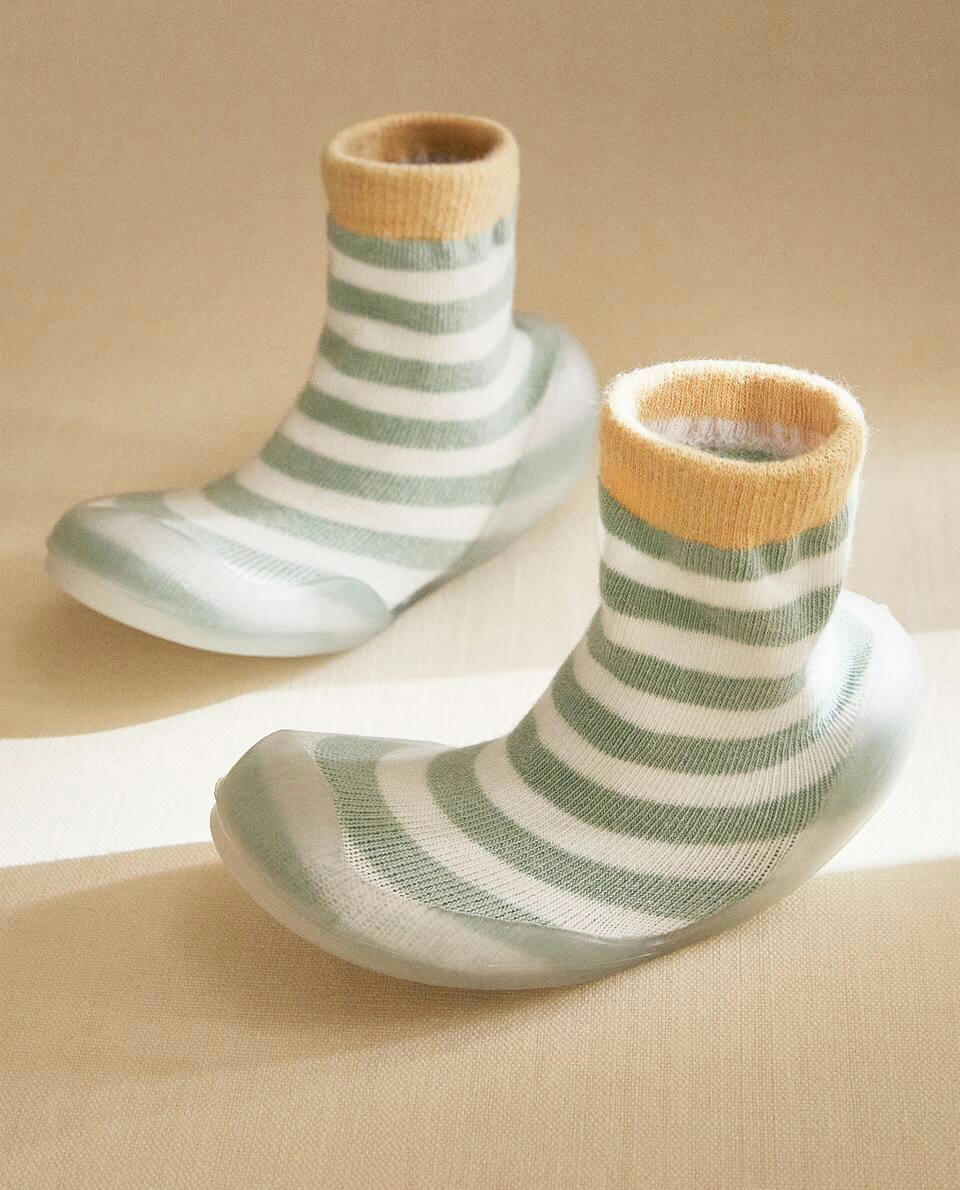 CHINELOS ESTILO MEIA LISTRADOS
