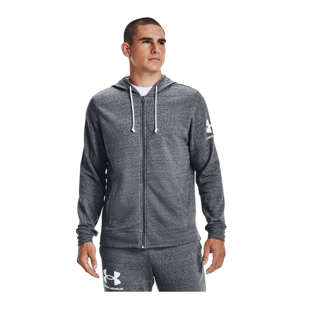 Under Armour RIVAL TERRY - Sweat Homme gris
