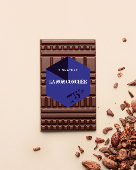 Tablette Pérou non conchée Chocolat Noir 75% | Le Chocolat Alain Ducasse 75g