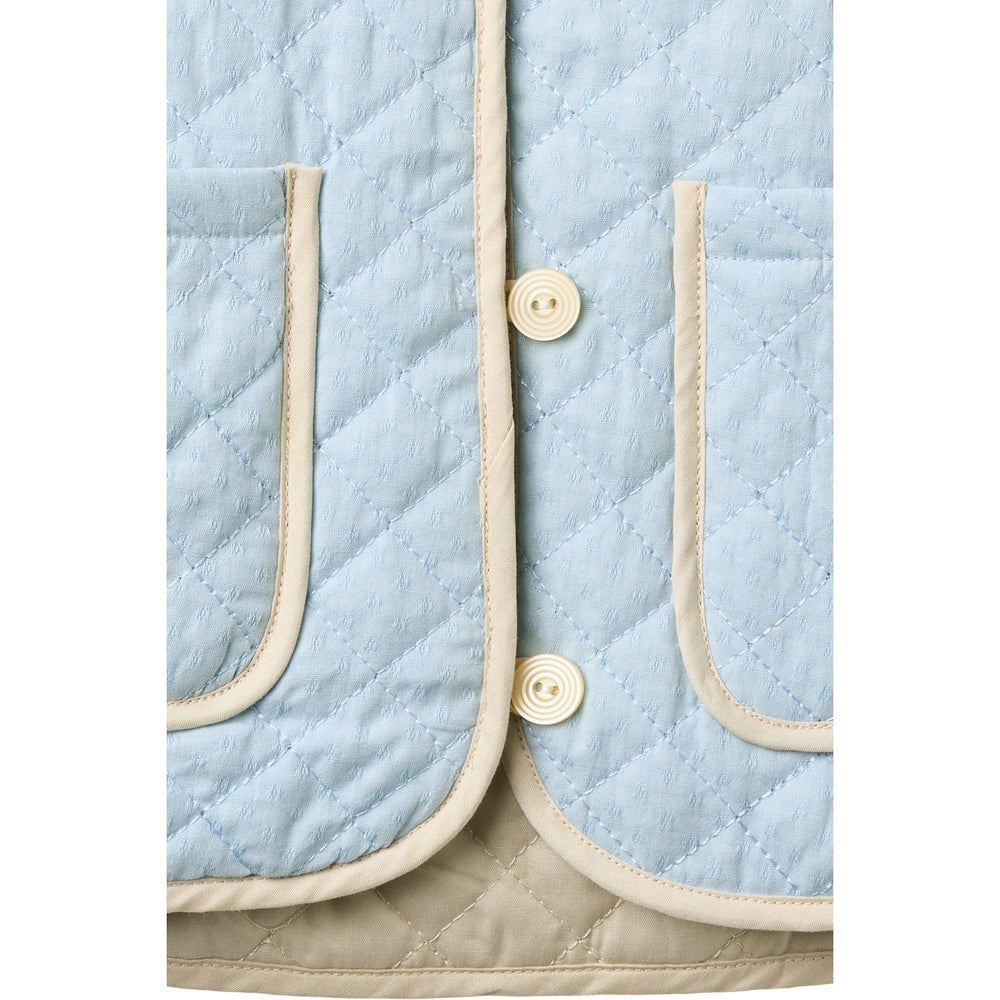 Køb COPENHAGEN COLORS Lt. Blue Comb. Quiltet Vest
