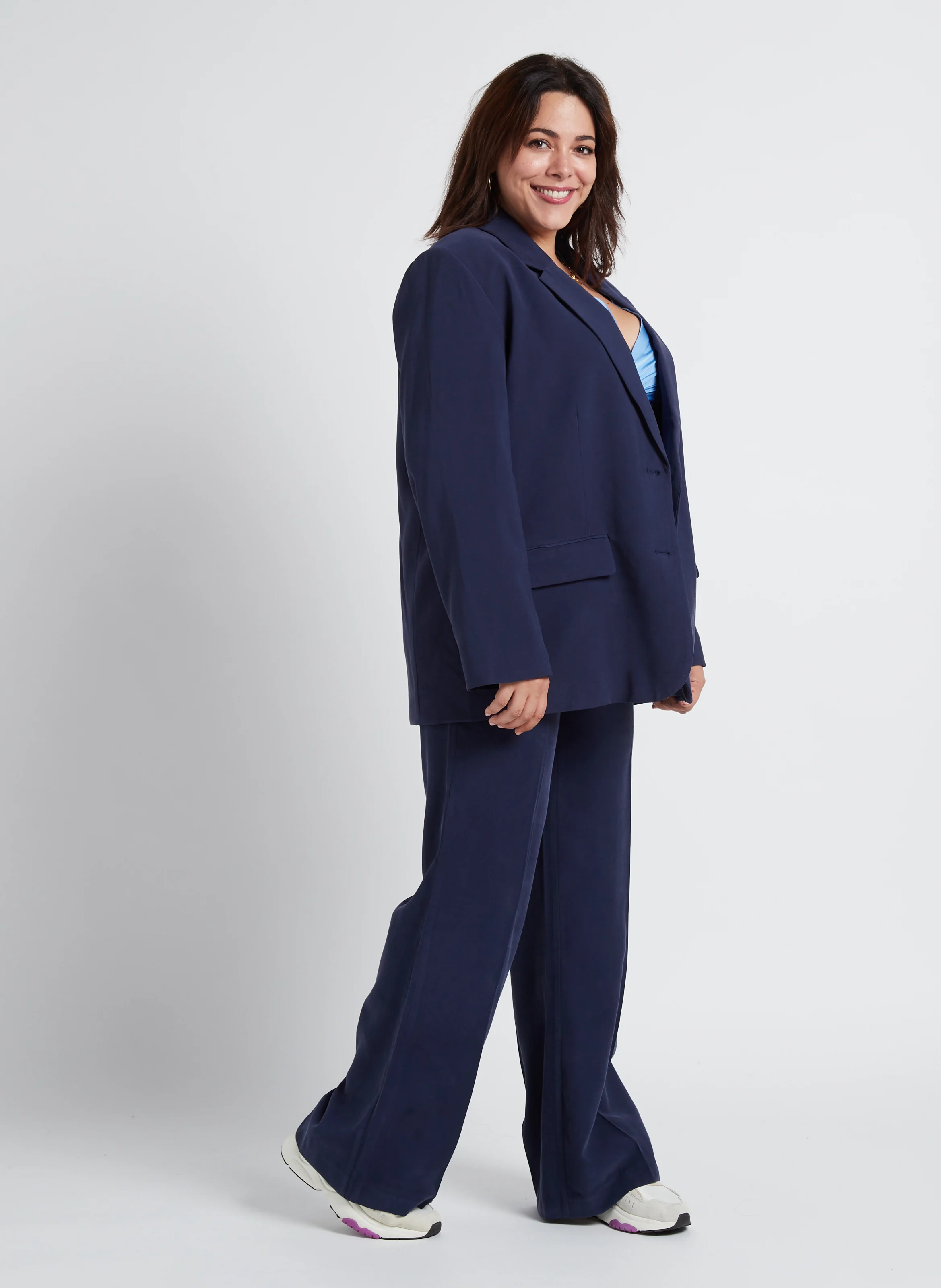 Veste de tailleur| Bleu