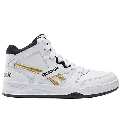 Reebok Classic Stiefel - BB4500 Court - Weiß m. Schwarz/Gold
