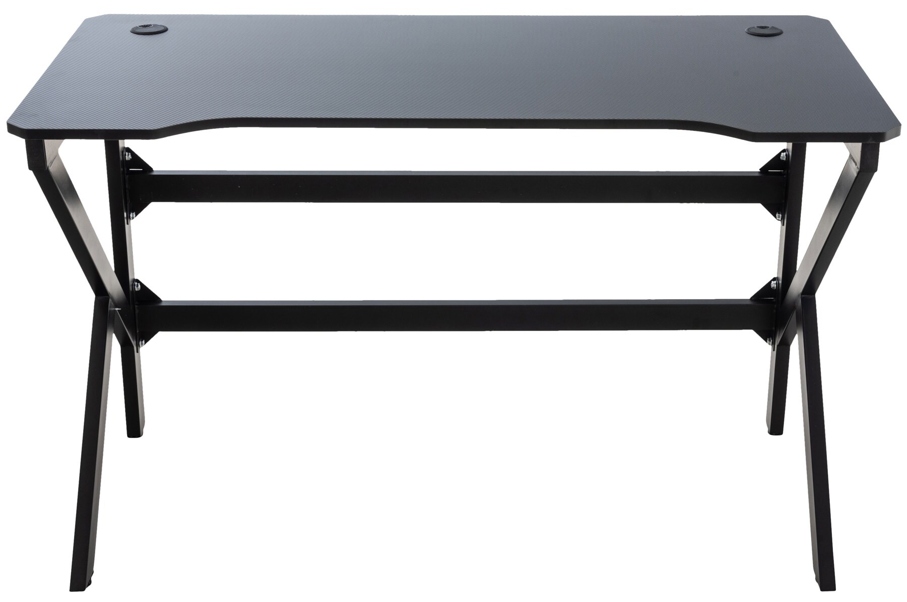 CLP Gaming-Tisch Lewiston I Schreibtisch Mit LED-Beleuchtung I Carbon-Optik