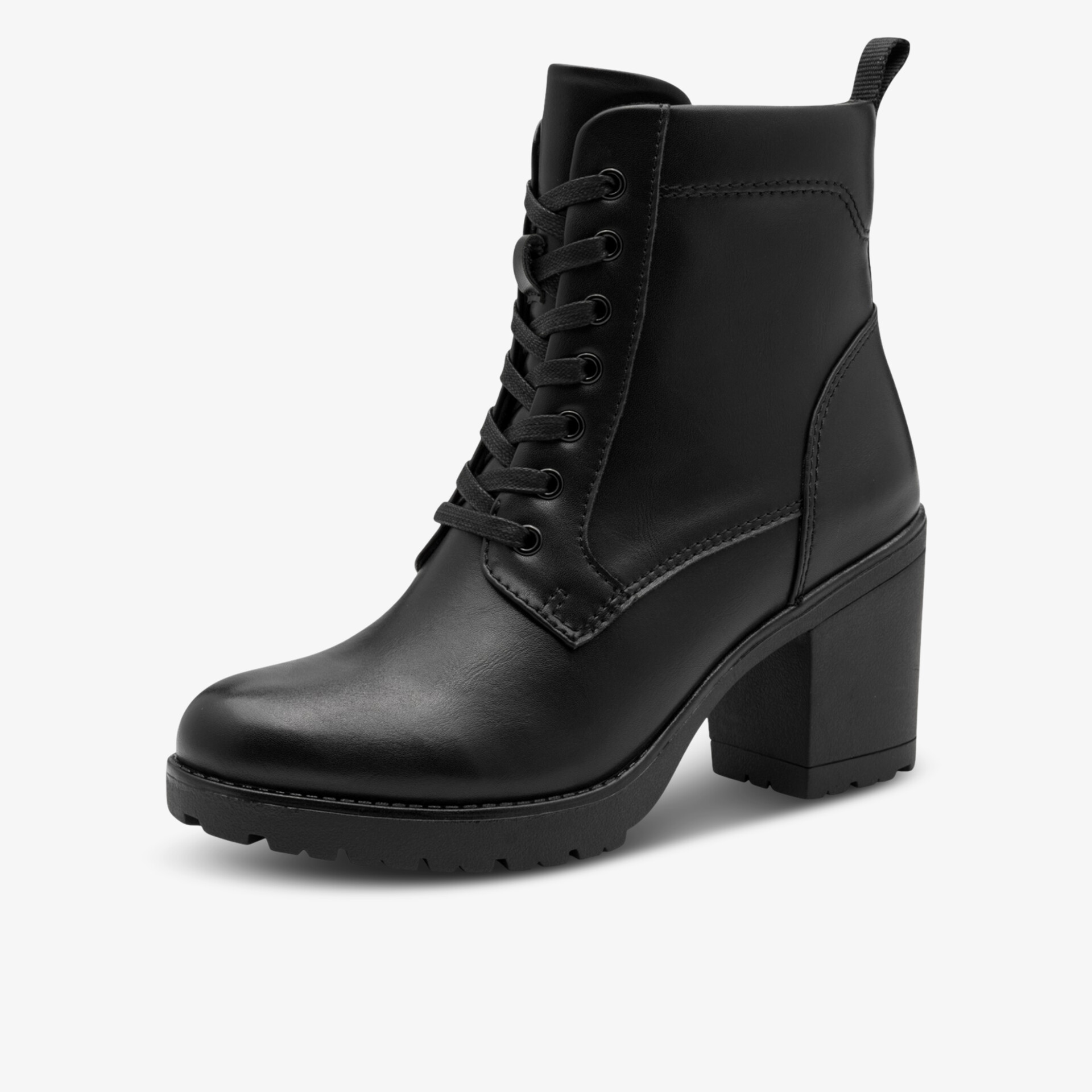 MARCO TOZZI Damen Schnürstiefeletten schwarz