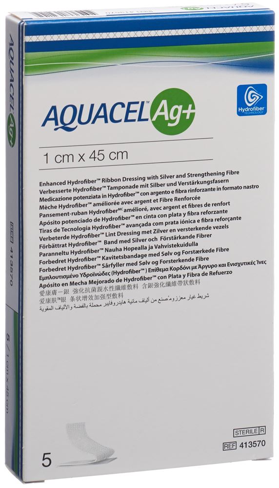 Aquacel Ag  Tamponade 1x45cm 5 Stk