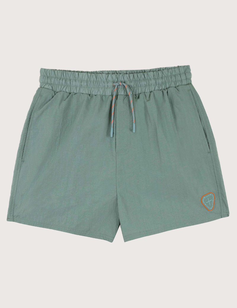 GERTRUDE&GASTON SHORT DE BAIN JEANNOT VERT DE GRIS