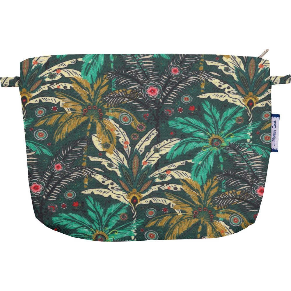 Pochette Tissu Palmia Emeraude
