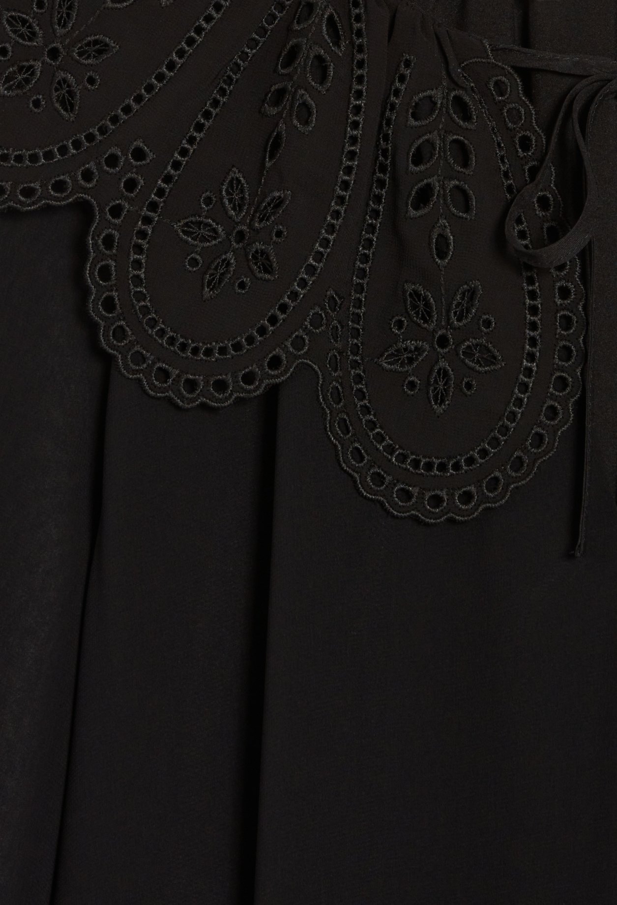 Robe courte Rifi noire large col