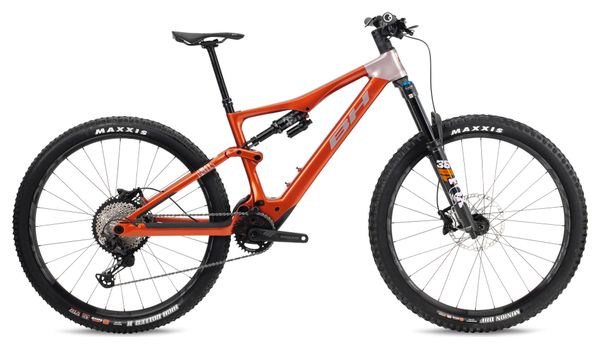 VTT Électrique Tout-Suspendu BH iLynx Trail Carbon 8.7 Shimano Deore/XT 12V 540 Wh 29'' Orange/Beige