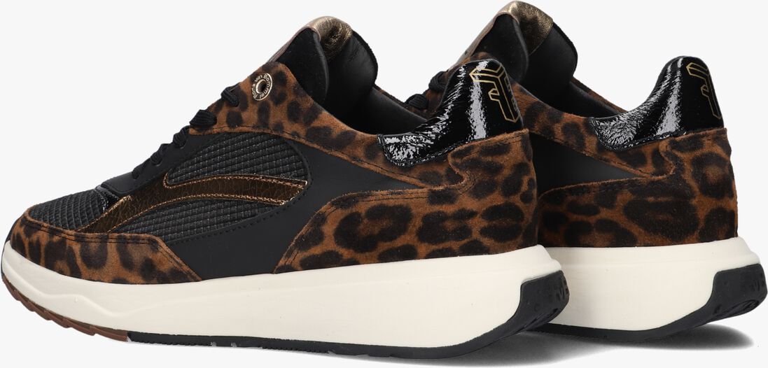 zwarte floris van bommel lage sneakers sfw-10138 suvi