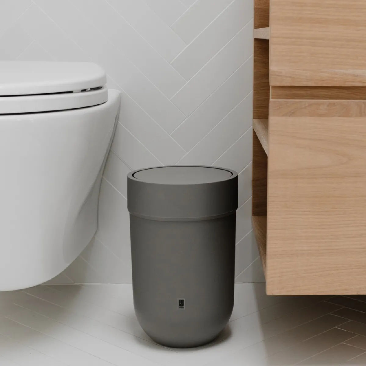 Umbra Touch - Poubelle 6L Noir