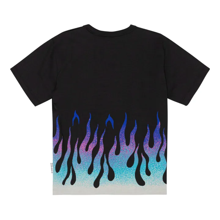 Molo T-Shirt Riley Flamme Coton Bio | Noir