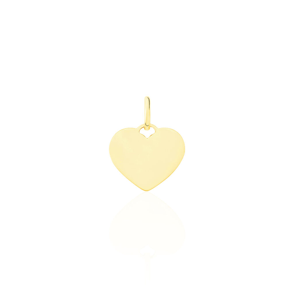 Pendentif Ange Coeur Or Jaune