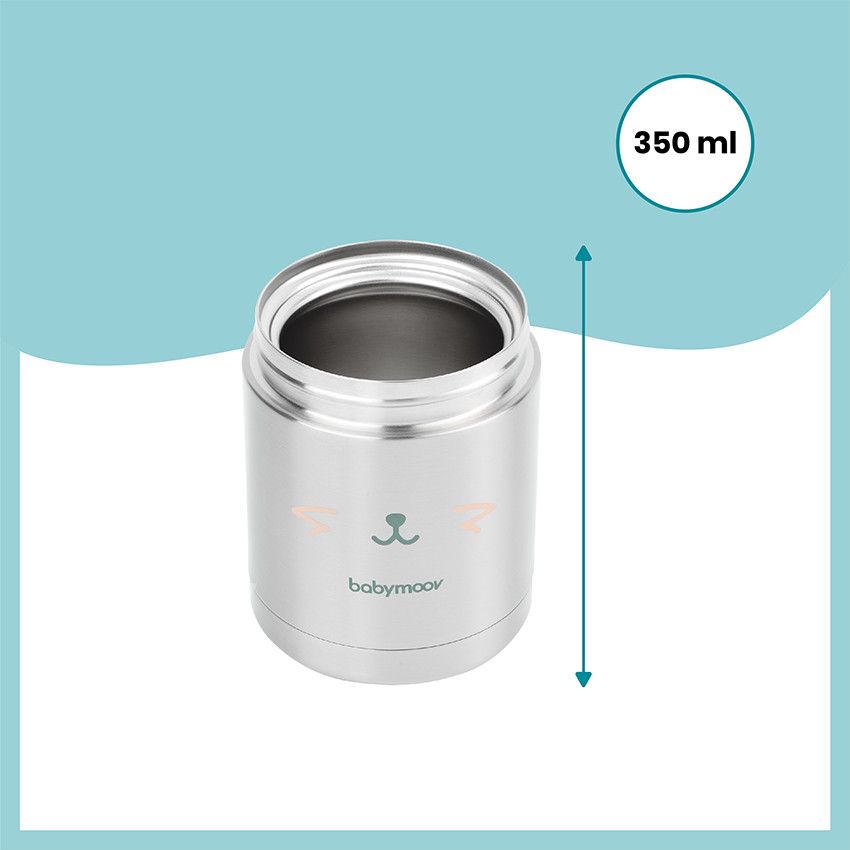 Contenant inox EAT'S ISY 350ml - Ecru